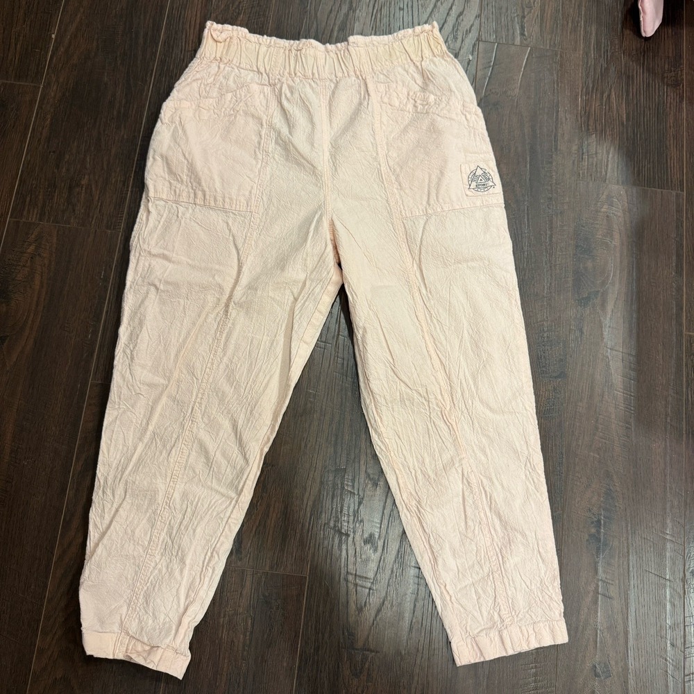 Vintage Kikomo Pink Gauze Pants Size Med Y2K 100% Cotton
